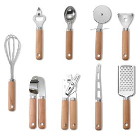 Kitchen Wooden Handle Baking Tool Set