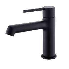 Modern bathroom faucet single hole faucet in Black