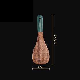 Non-stick Pan High Temperature Resistance Household Wood Spatula (Option: Meal Spoon-Door Frame)