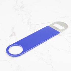 Fast Stainless Steel Beer Bottle Opener Metal Bar Pro. 7inch Heavy Dutyer Lever Custom Promotion Logo Gift Personalized Giveaway (Color: Blue, Ships From: China)