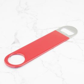 Fast Stainless Steel Beer Bottle Opener Metal Bar Pro. 7inch Heavy Dutyer Lever Custom Promotion Logo Gift Personalized Giveaway (Color: Red, Ships From: China)