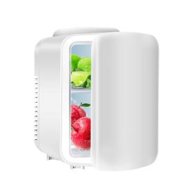 Mini Portable Compact Storage Small Fridge (Color: White, Capacity: 4 Liters)